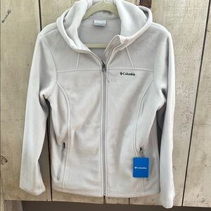 Columbia Cream Fleece Jacket NWT